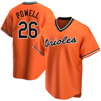 Men's Boog Powell Baltimore Orange Replica Alternate Cooperstown Collection Baseball Jersey (Unsigned No Brands/Logos)